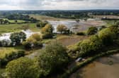 Heavy rain in England last month saw farmland flooded as rivers burst their banks (Picture: Dan Kitwood)