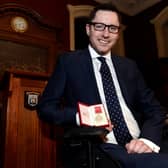 Gordon Aikman was awarded the British Empire Medal in 2015 for services to motor neurone disease awareness and research (Picture: Lisa Ferguson)