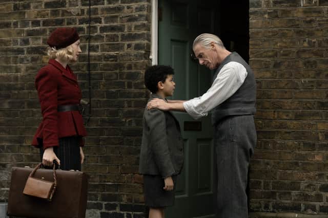 Saoirse Ronan, Elliott Heffernan and Paul Weller in Blitz