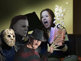 Hands up how many partake in Second Screaming to avoid being shocked by the antits of Jason, Michael or Freddy while watching one of their films?
