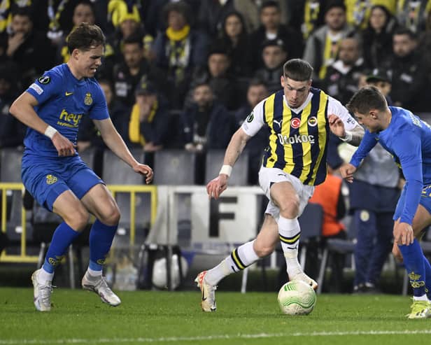 Former Rangers winger Ryan Kent during a rare appearance for Fenerbahce.