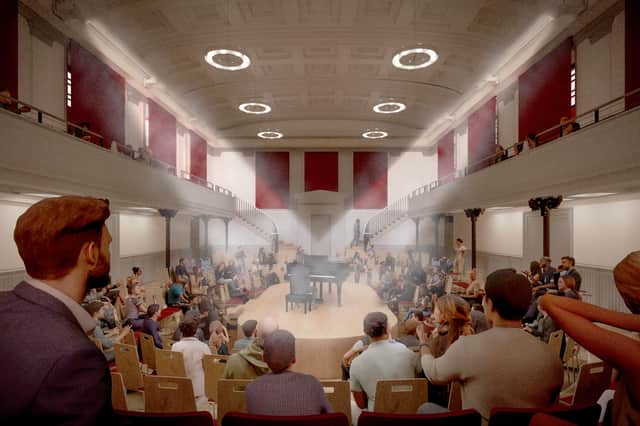 A new National Centre for Music will be created in Edinburgh under plans to transform the former Royal High School building on Calton Hill.