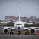 The first of the US-built Poseidon planes, intended for submarine-hunting and the tracking of maritime targets, arrives at RAF Lossiemouth, Moray, in 2020