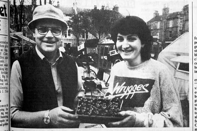 Jim McColl of the Beechgrove Garden in Falkirk in April 1985