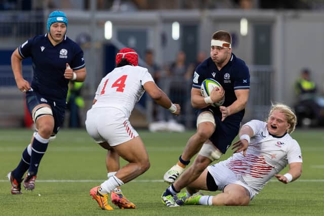 Freddy Douglas helped Scotland U20 win the World Rugby U20 Trophy final against the USA in July.