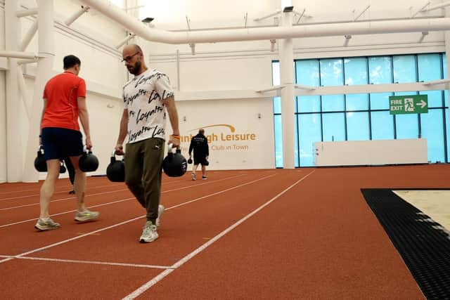 Hyrox class at Meadowbank