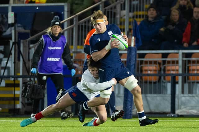 Freddy Douglas has impressed for Scotland Under-20s.