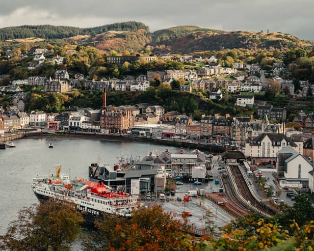 Oban in Argyll & Bute, which has been named as Scotland's Town of the Year in the Scotland Loves Local Awards 2024. 