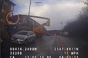 A CCTV still shows the roofer who was thrown from a cherry picker in the Castlemilk area of Glasgow in February 2022. Picture: Crown Office & Procurator Fiscal Service/PA Wire