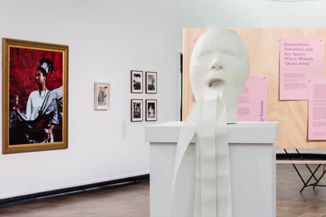 Installation view of Outside the Circle at the Cooper Gallery, Dundee