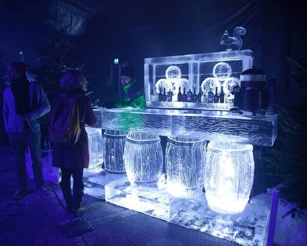 Edinburgh’s Christmas festival will have a ‘Polar Ice Bar’ for the first time.
