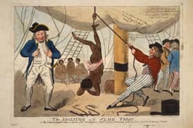 Slavery was a terrible historic evil (Artist: Isaac Cruikshank)