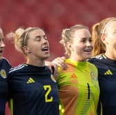 Scotland head to Hungary in the first leg of their Euro 2025 playoff. Cr: SNS Group.