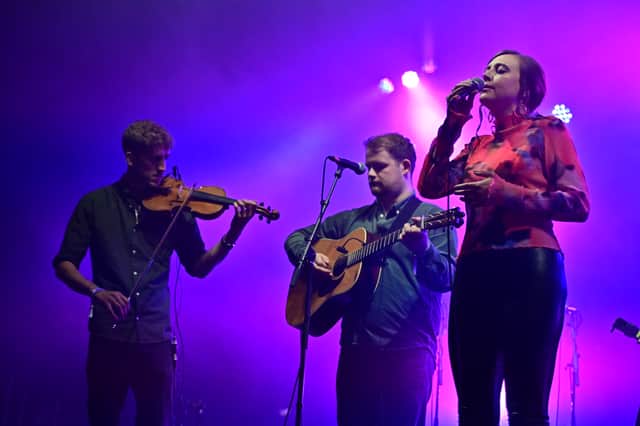 Singer Siobhan Miller performing at the Hebridean Celtic Festival in Stornoway. 