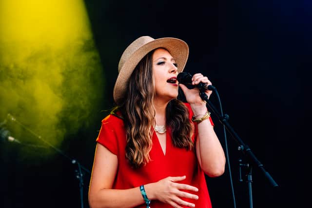 Siobhan Miller performing at The Reeling Festival in Glasgow.