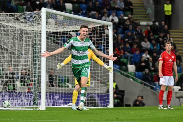Johnny Kenny was on target for Shamrock Rovers.
