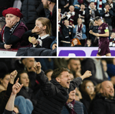 Here are the best fan photos from Hearts 2-0 win over Omonoia in the Conference League. Cr: SNS Group/PA