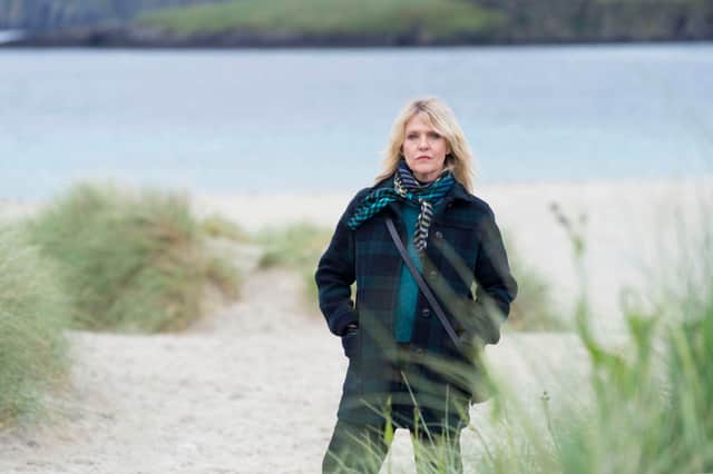 Ashley Jensen plays Ruth Calder in the new series of Shetland. Picture: Jamie Simpson 