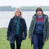 Ashley Jensen and Alison O’Donnell are reunited in the new series of Shetland. Picture: Jamie Simpson 