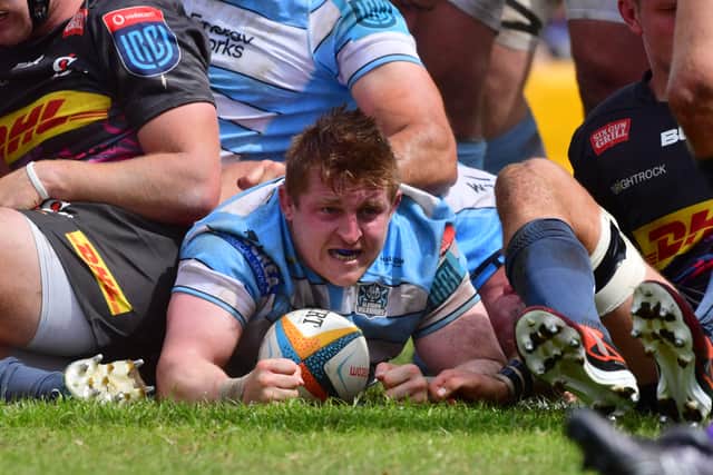 Johnny Matthews scored the opening try in Glasgow Warriors' win over DHL Stormers.