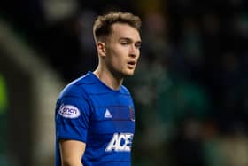 Jevan Anderson, pictured during his days at Cove Rangers, was the hero for Banks o' Dee.