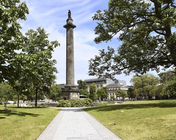 The Melville monument in St Andrew Square is dedicated to Henry Dundas, a politician who delayed the end of the slave trade. Picture: Lisa Ferguson
