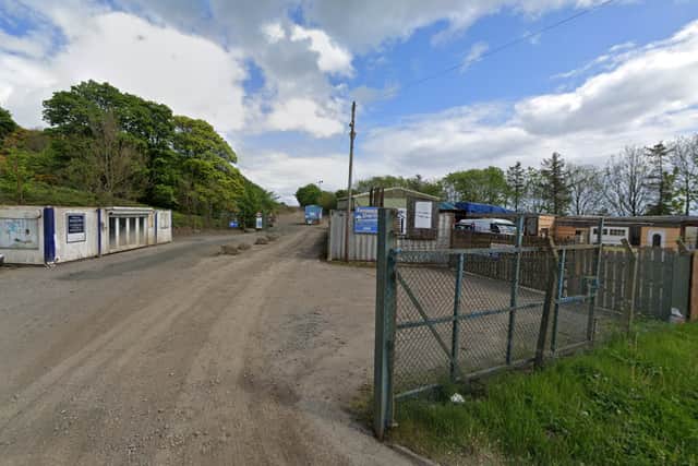 Jack McGuigan was airlifted to hospital after being injured at Langside Quarry, near Kennoway in Fife. Picture: Google Maps