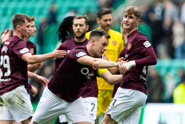 Hearts captain Lawrence Shankland shoves James Wilson back into the limelight.