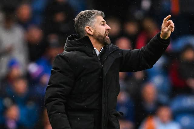St Mirren manager Stephen Robinson.