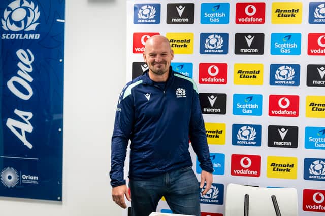 Scotland head coach Gregor Townsend.