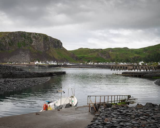 The Puffer Bar located on Easdale, Inner Hebrides, Scotland