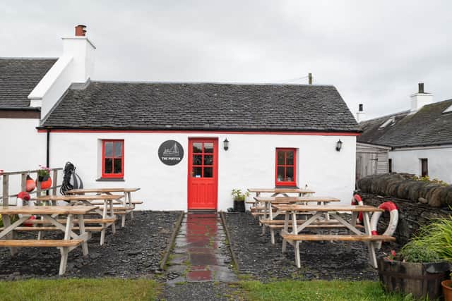 The Puffer Bar located on Easdale, Inner Hebrides, Scotland