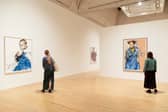 Installation view of Claudette Johnson’s presentation at the Turner Prize 2024 exhibition 