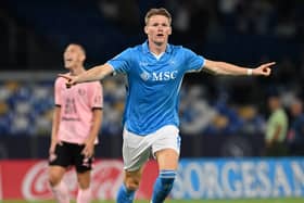 Scott McTominay's Napoli face a trip to the San Siro to face AC Milan on Tuesday evening.  (Photo by Francesco Pecoraro/Getty Images)