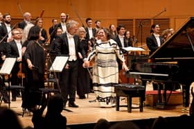 Elisabeth Leonskaja with the RSNO