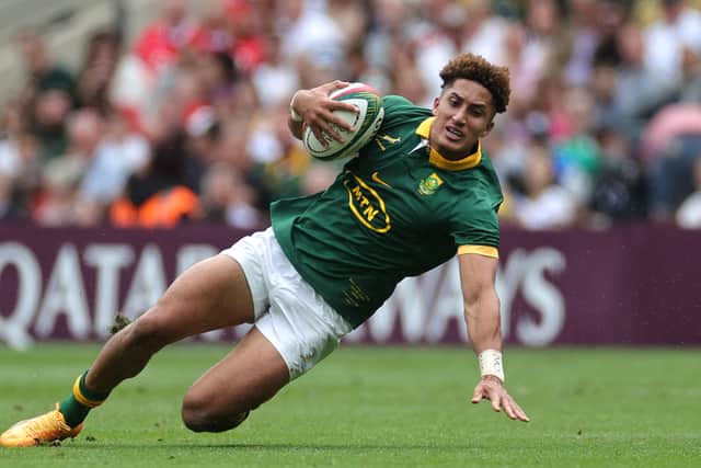 Jordan Hendrikse made his South Africa debut against Wales at Twickenham Stadium in June.