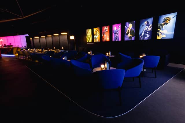 Inside the new Sky VIP Lounge at the OVO Hydro.