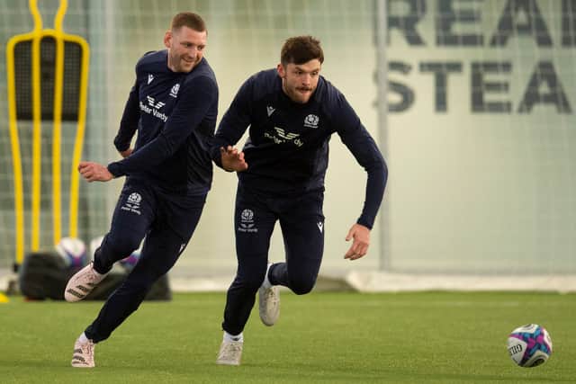 Finn Russell and Blair Kinghorn are not available for Scotland this weekend.