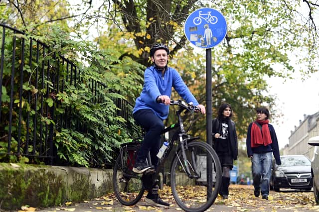 The Scotsman’s Transport Correspondent Alastair Dalton on a shared cycle/pedestrian path in Glasgow