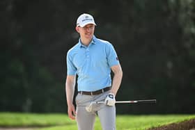 Euan Walker smiles during a practice round for the Rolex Challenge Tour Grand Final supported by The R&A