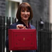 Chancellor of the Exchequer Rachel Reeves leaves 11 Downing Street, London, with her ministerial red box before delivering her Budget in the Houses of Parliament