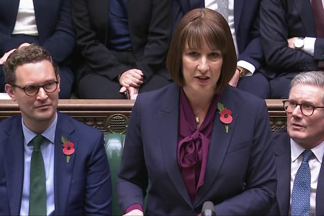 The Chancellor delivering the budget