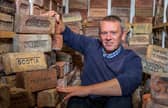 Mark Cranston who has built an amazing collection of bricks. 