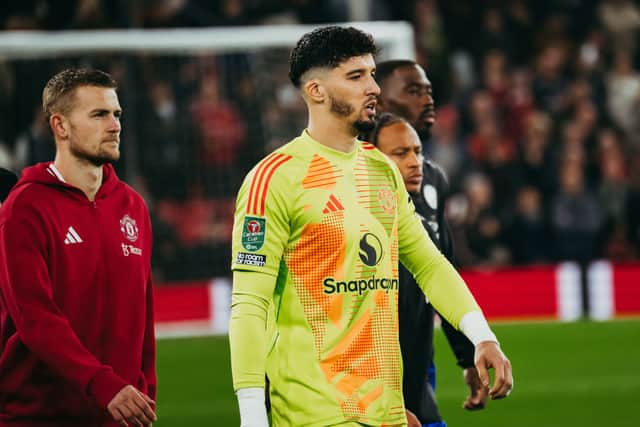 Manchester United goalkeeper Altay Bayindir.