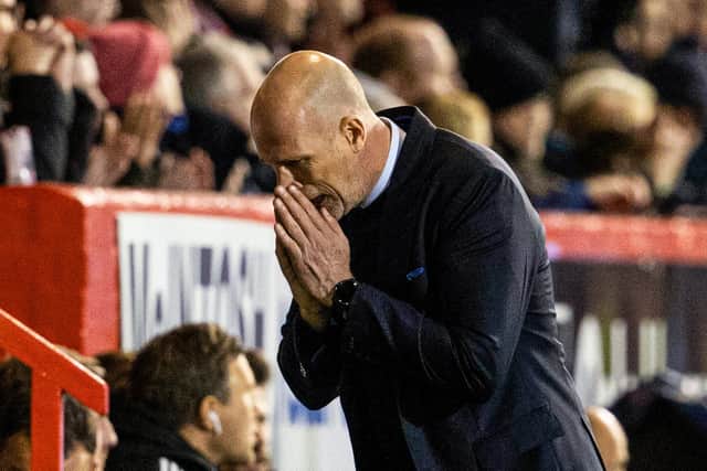 Philippe Clement's Rangers team lost 2-1 at Aberdeen.