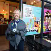 Entrepreneur Deborah Meaden welcomed representatives from 50 companies to the stage to receive Good Farm Animal Welfare Awards (Picture: Jeff Spicer)