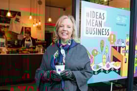 Entrepreneur Deborah Meaden welcomed representatives from 50 companies to the stage to receive Good Farm Animal Welfare Awards (Picture: Jeff Spicer)