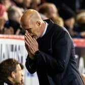 Is Philippe Clement's time up as Rangers head coach after the 2-1 defeat to Aberdeen? Cr: SNS Group.