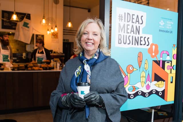 Entrepreneur Deborah Meaden welcomed representatives from 50 companies to the stage to receive Good Farm Animal Welfare Awards (Picture: Jeff Spicer)