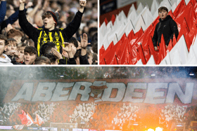 Here are 17 of the best photos of Aberdeen fans celebrating their memorable 2-1 win over Rangers at Pittodrie. Cr: SNS Group.